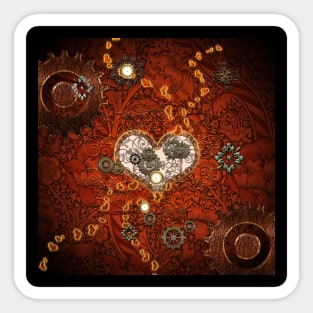 Steampunk heart Sticker